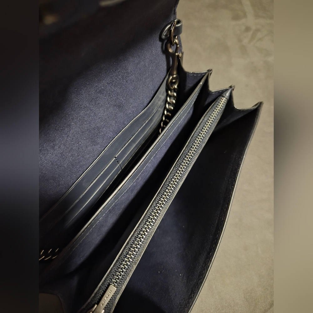 Coach Tabby Chain Clutch W/ Pleating - Picture 5 of 7